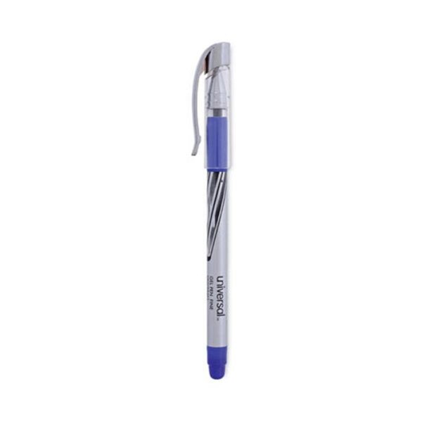 Coolcrafts Gel Pen, Stick - Medium 0.7 mm, Blue Ink - Silver & Blue Barrel CO3734873 - main